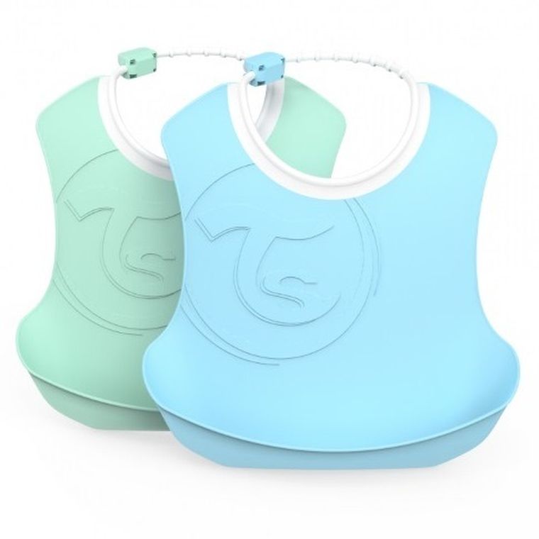 Twistshake, śliniak plastikowy, 2 szt.