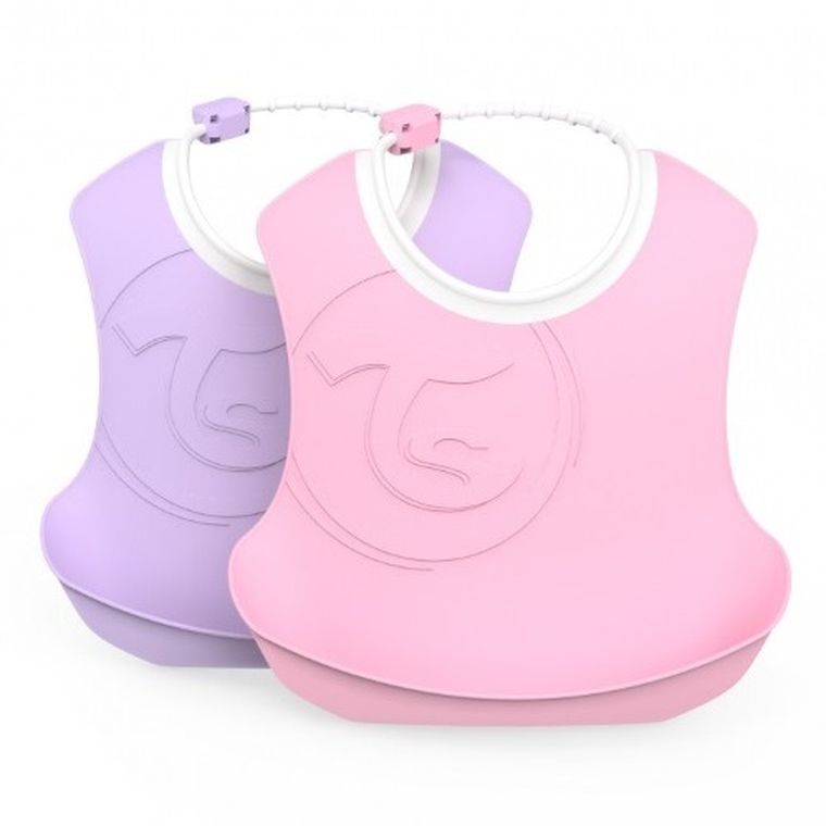 Twistshake, śliniak plastikowy, 2 szt.