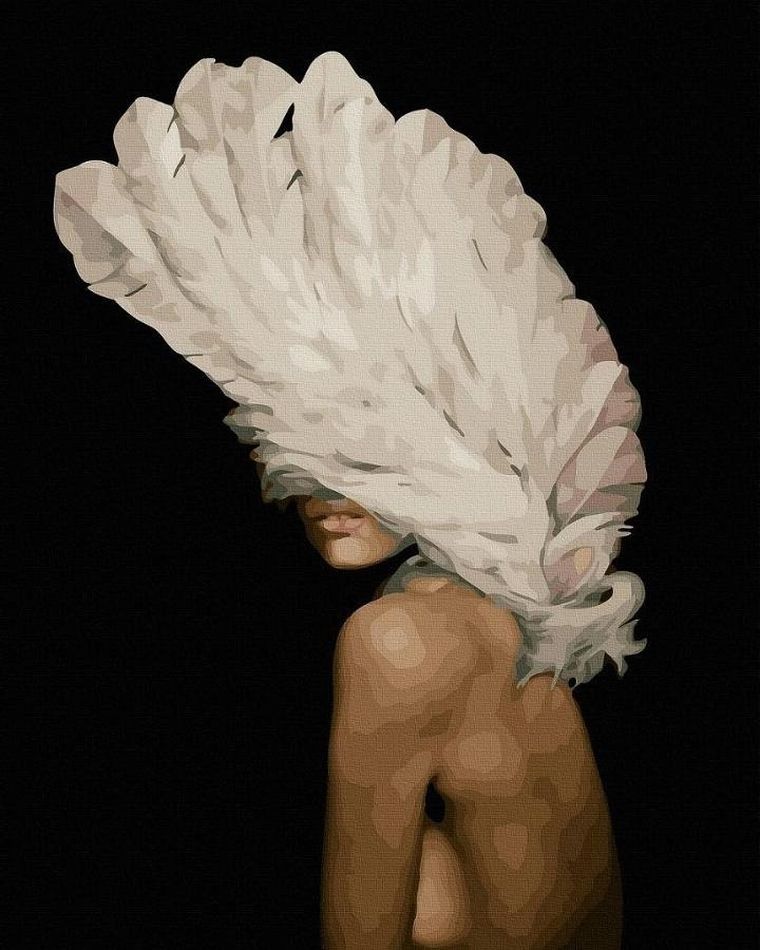 Twoje Hobby, malowanie po numerach, czarne płótno, Skrzydła...