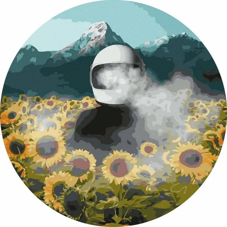 Twoje Hobby, malowanie po numerach, okrągłe, Kosmos, 40 cm