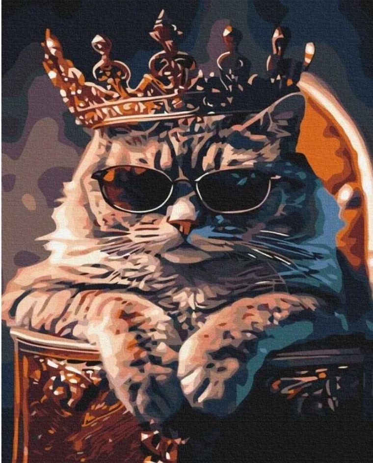 Twoje Hobby, malowanie po numerach, Władza u kotów, 40-50 cm