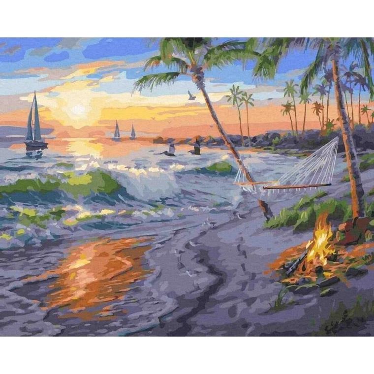 Twoje Hobby, malowanie po numerach, Wypoczynek, 40-50 cm