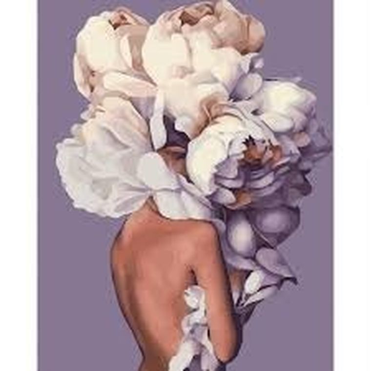 Twoje Hobby, Plakaty, malowanie po numerach, Kobiece Piwonie 4