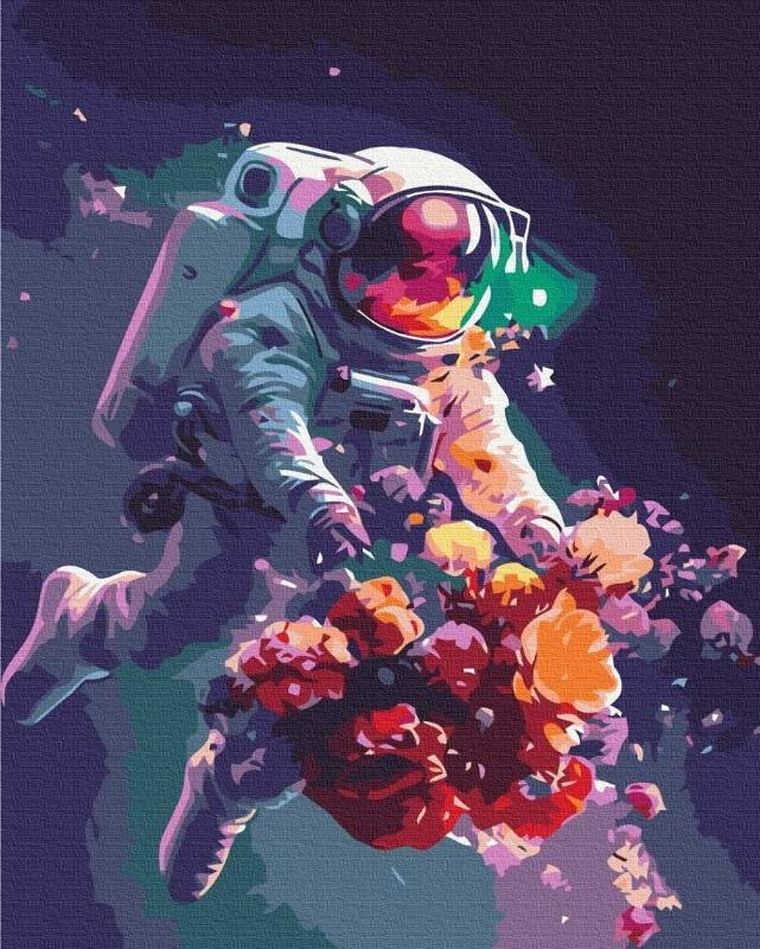 Twoje Hobby, Plakaty, malowanie po numerach, Kosmiczny bukiet