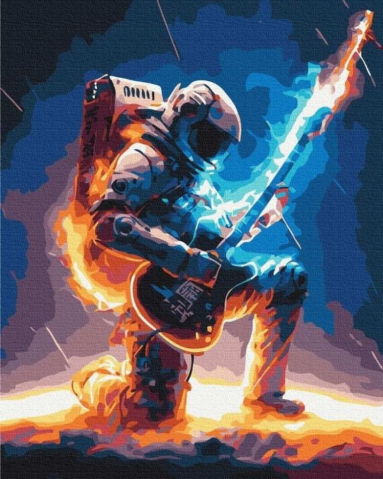 Twoje Hobby Plakaty, malowanie po numerach, Kosmiczny muzyk