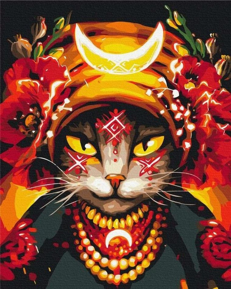 Twoje Hobby Plakaty, malowanie po numerach, Kotka Molfarka