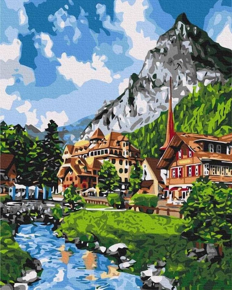 Twoje Hobby Plakaty, malowanie po numerach, Niezapomniany krajobraz