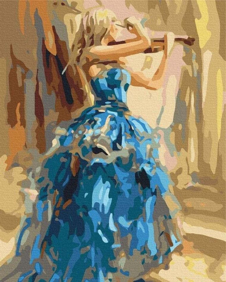 Twoje Hobby Plakaty, malowanie po numerach, Skrzypaczka