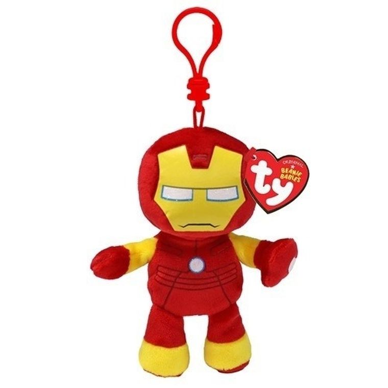 Ty Beanie Babies, Iron Man, brelok, maskotka, 8,5 cm
