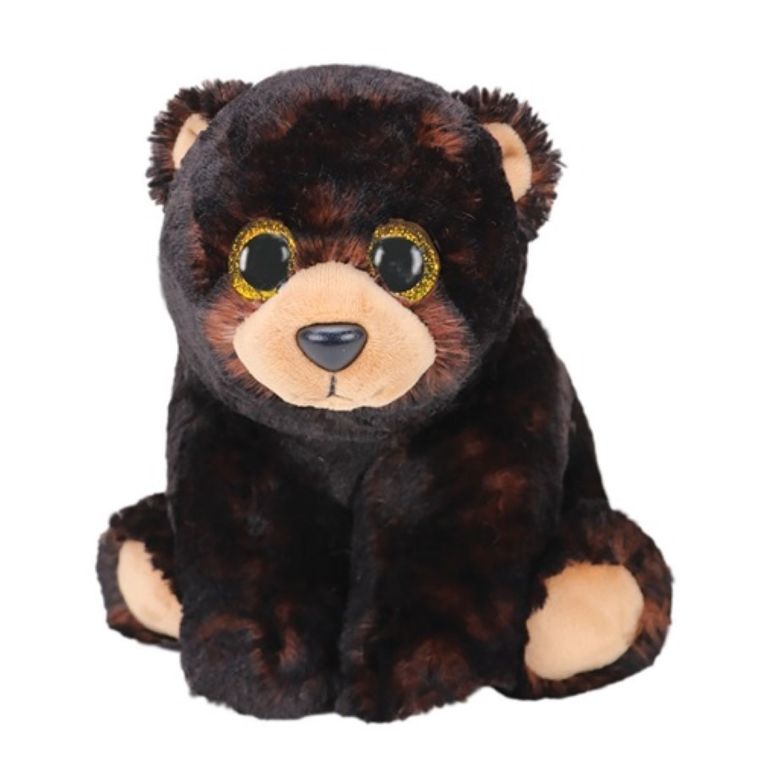 Ty, Beanie Babies, Niedźwiedź Kodi, maskotka, czarny, 24 cm