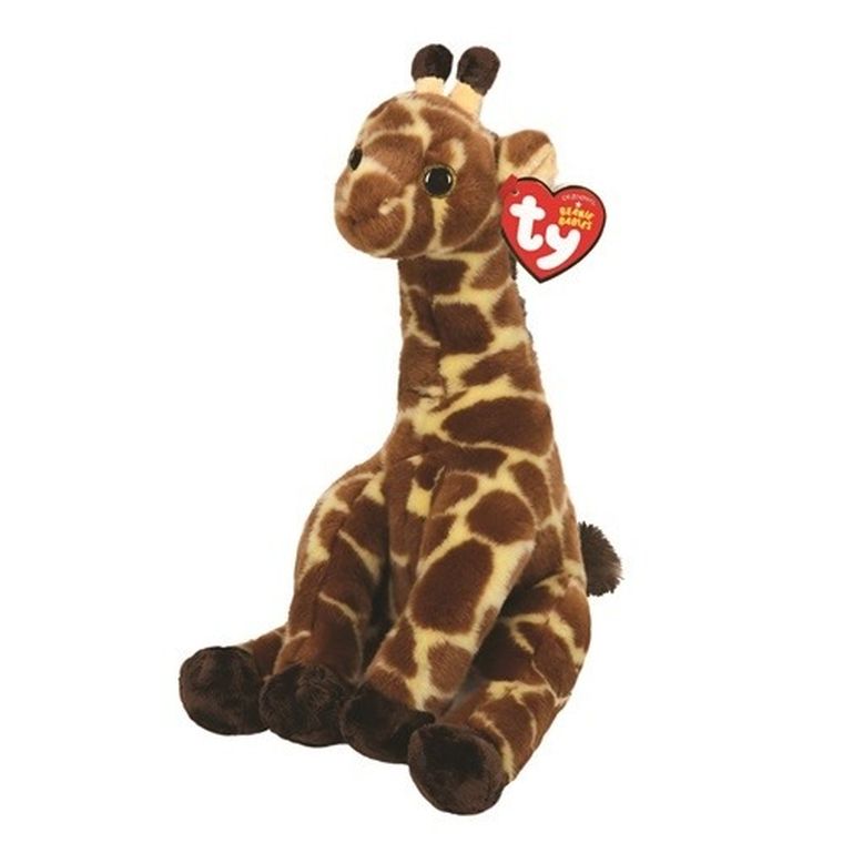 Ty, Beanie Babies, Żyrafa Gavin, maskotka, 15 cm