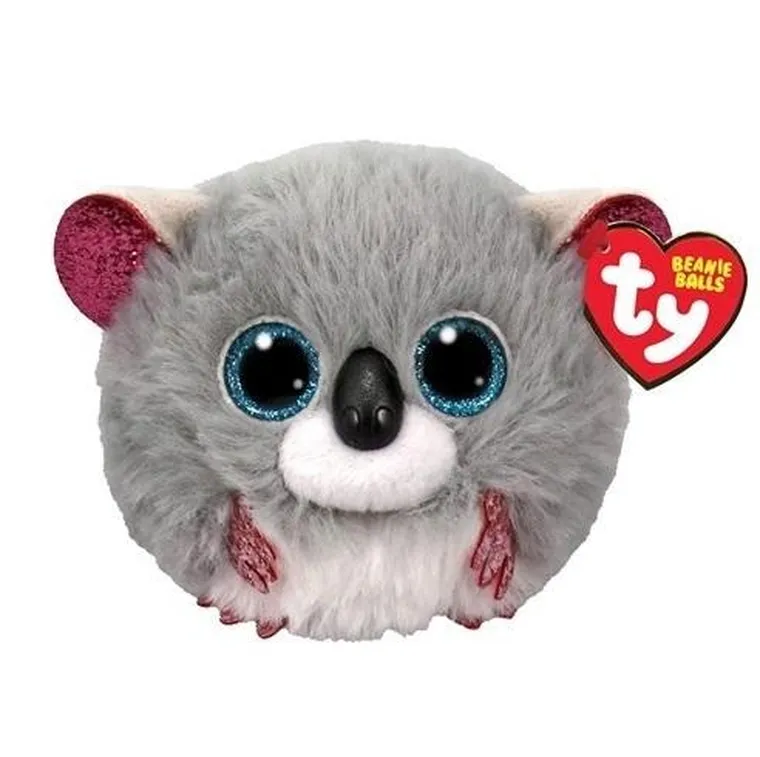 Ty, Beanie Balls, Katy, szary koala, maskotka, 10 cm