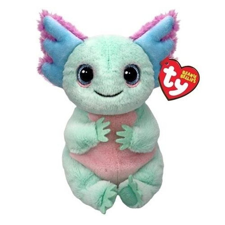 Ty, Beanie Bellies, Alex Aksolotl, maskotka, 15 cm