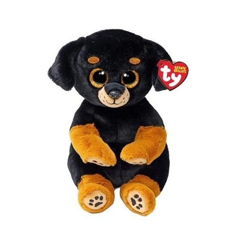Ty, Beanie Bellies, Rottweiler Randi, maskotka, 15 cm