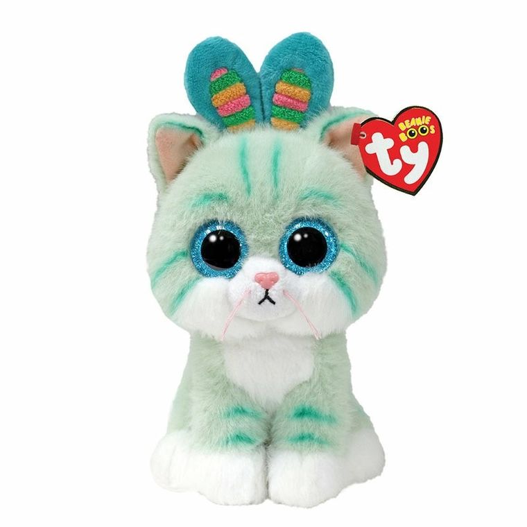 TY, Beanie Boos, Gumdrop, kot wielkanocny, maskotka, 15 cm