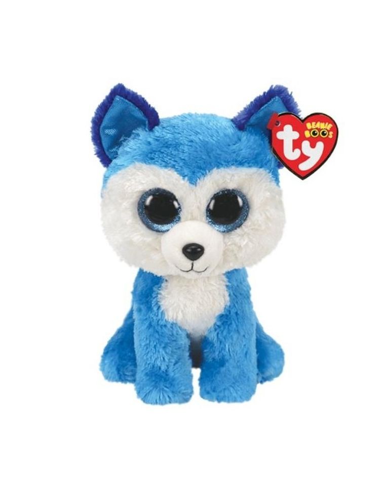 Ty, Beanie Boos, Husky Prince, maskotka, niebieska, 15 cm