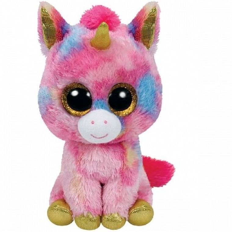 Ty, Beanie Boos, Jednorożec Fantazja, maskotka, 15 cm