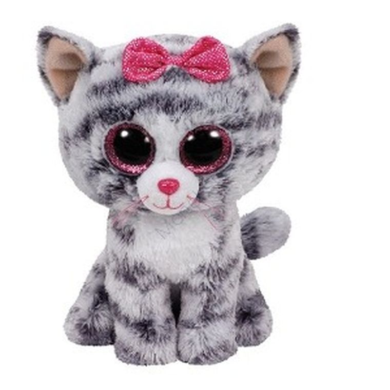 Ty, Beanie Boos, Kot Kiki, maskotka, 15 cm