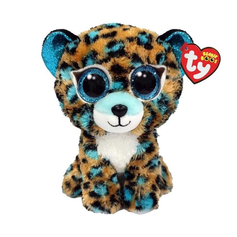 Ty, Beanie Boos, lampart Cobalt, maskotka, 15 cm