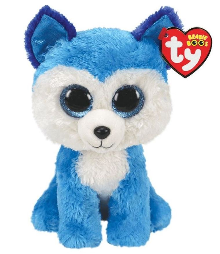 Ty, Beanie Boos, maskotka, Husky niebieski, 24 cm