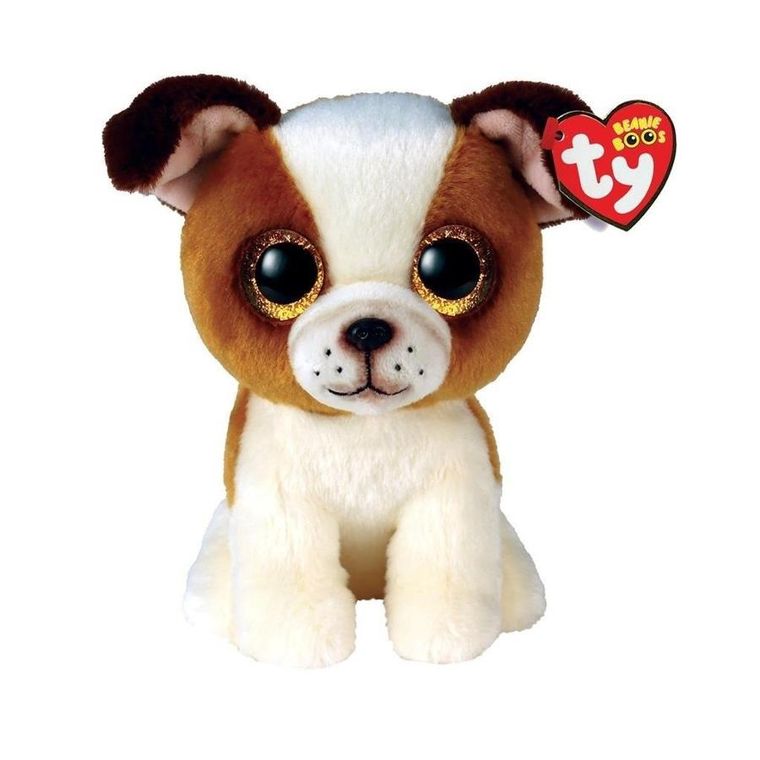 Ty, Beanie Boos, Pies Hugo, maskotka, 15 cm