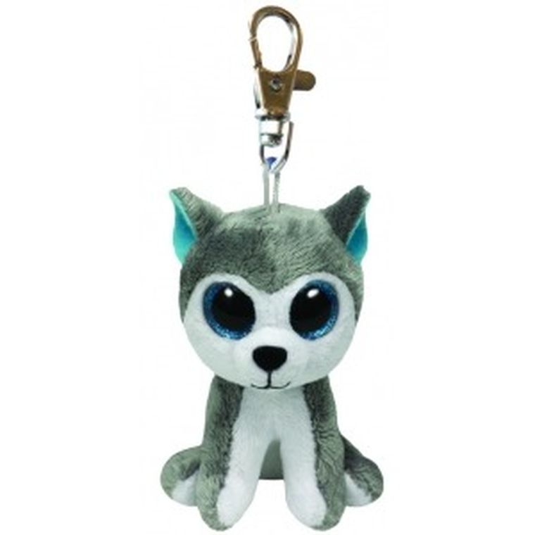 Ty, Beanie Boos, piesek, brelok pluszowy do kluczy