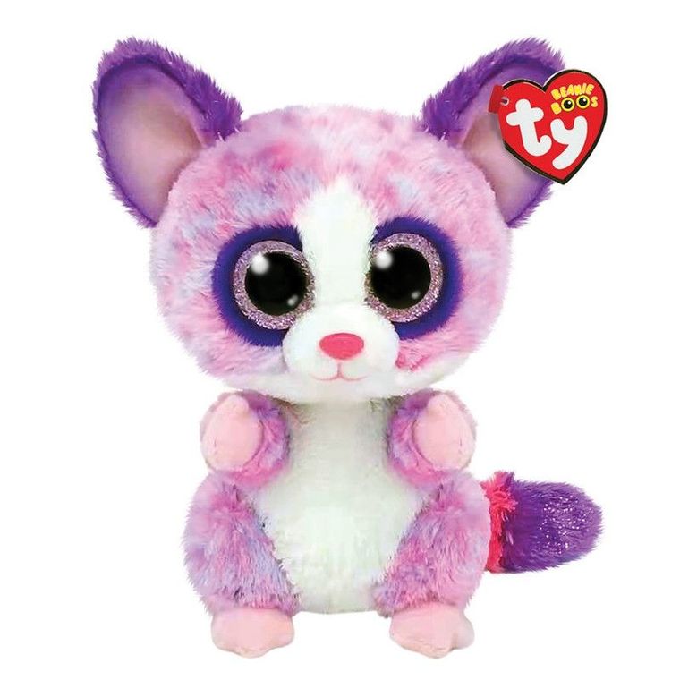 Ty, Beanie Boos, Szop Becca, maskotka, 15 cm