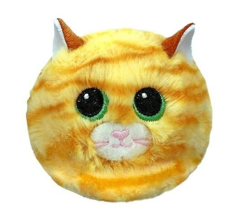 Ty, Beanie Bouncers, Kot Purry, maskotka, żółty, 10 cm