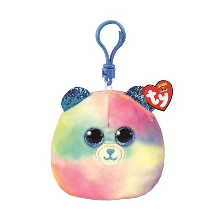 Ty, Squish-A-Boos, Pastelowy Niedźwiedź Hope, brelok, 8,5 cm