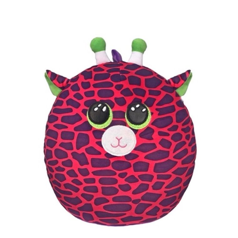 Ty, Squish-a-Boos, Żyrafa Gilbert, maskotka, różowa, 30 cm