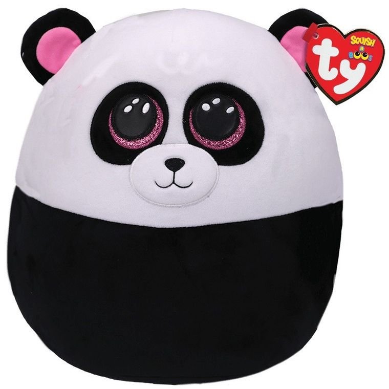 Ty, Squish-a-Boss, Panda Bamboo, maskotka, 30 cm