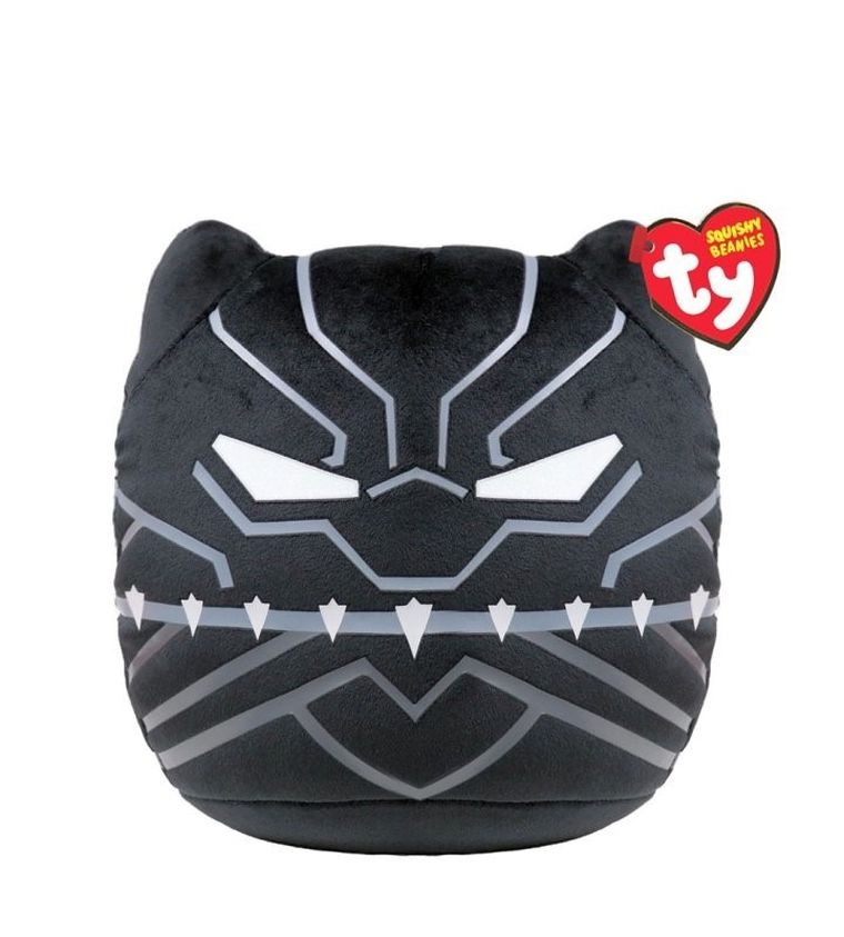 Ty, Squishy Beanies, Black Panther, mastkotka, 22 cm