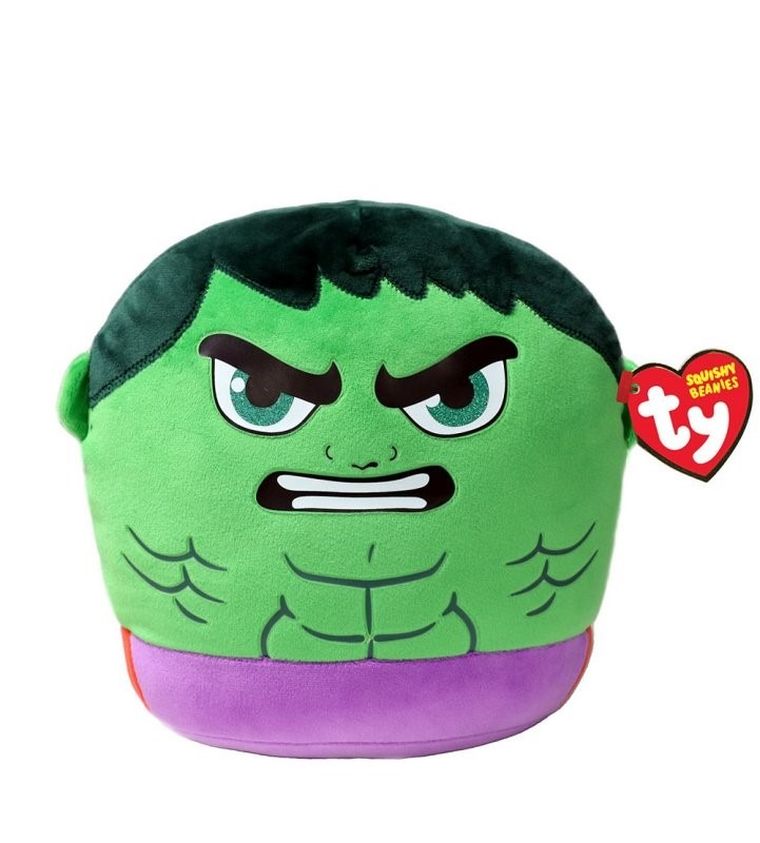 Ty, Squishy Beanies, Hulk, mastkotka, 22 cm