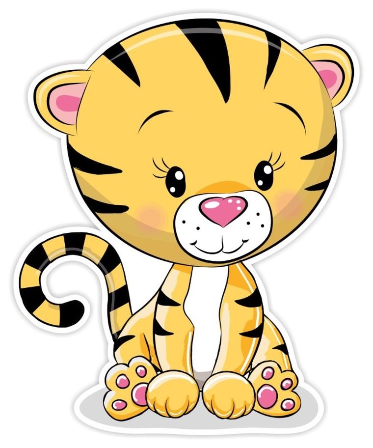 Tygrysek, dekoracja ścienna