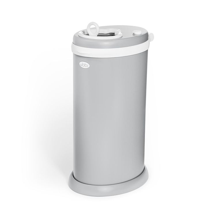 Ubbi, stalowy kosz na pieluchy, matte grey