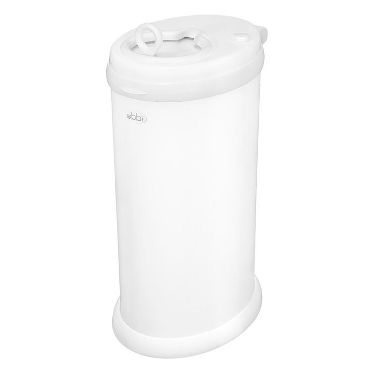 Ubbi, stalowy kosz na pieluchy, matte white