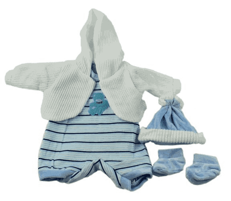 Ubranko dla lalki bobas, 45 cm