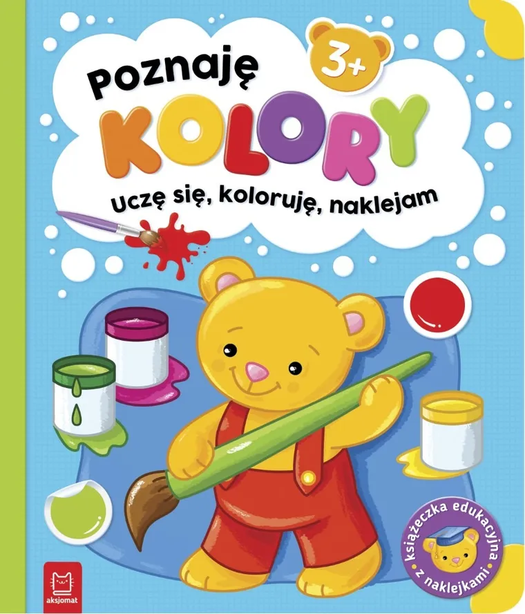 Uczę się, koloruję i naklejam. Poznaję kolory 3+