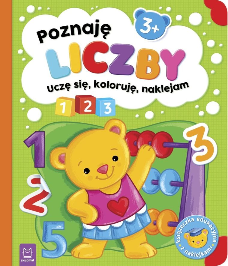 Uczę się, koloruję i naklejam. Poznaję liczby 3+