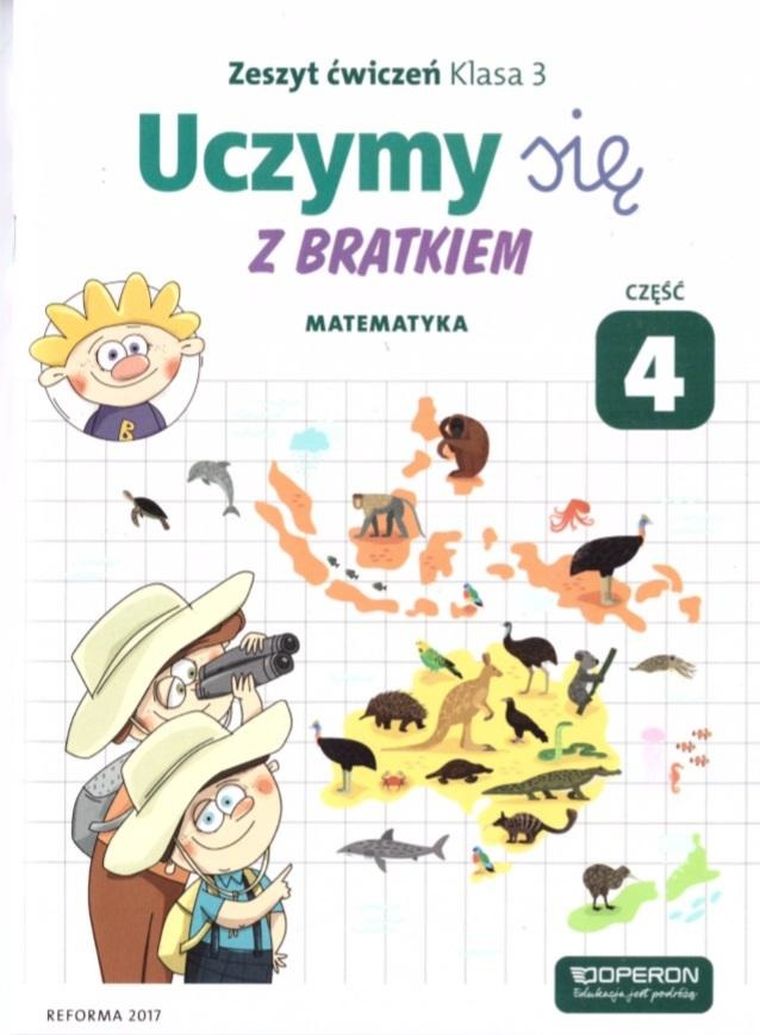 Uczymy się z Bratkiem 3. Matematyka. Ćwiczenia. Część 4