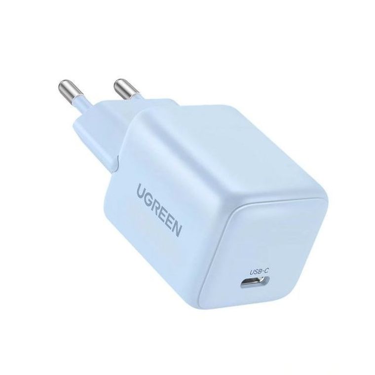 Ugreen, ładowarka sieciowa, X512, 20W, GaN 1x USB-C, niebieska