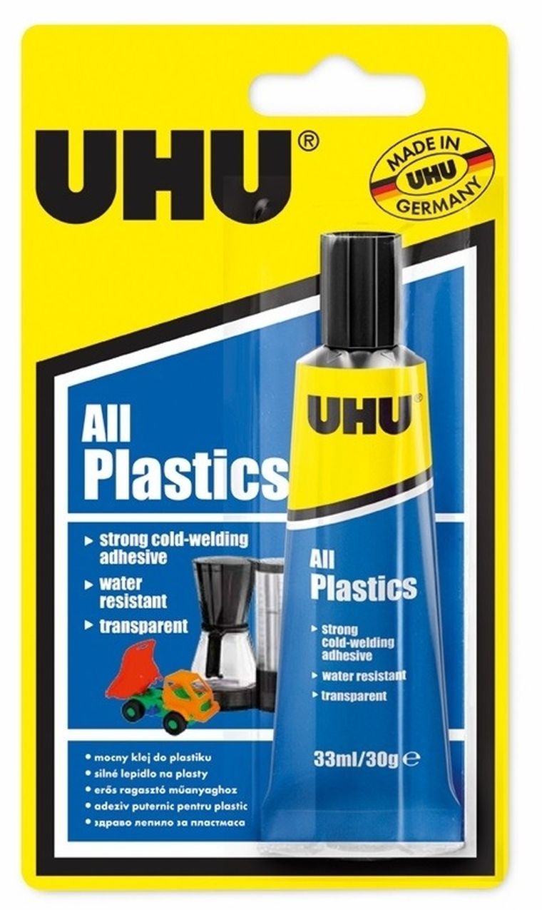UHU, klej do plastiku, All Plastics, 33 ml