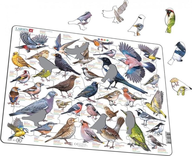 Układanka Garden Birds. Ptaki ogrodowe polne maxi