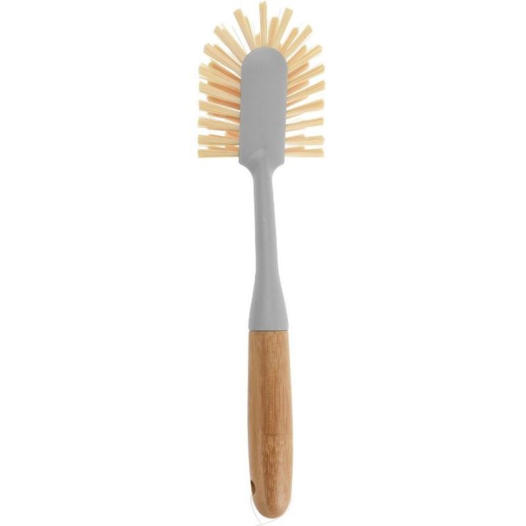 Ultra Clean, szczotka do zmywania z uchwytem bambusowym, 28-7-6 cm