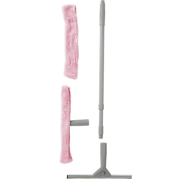 Ultra Clean, zestaw do mycia okien z teleskopową rączką, 95 cm