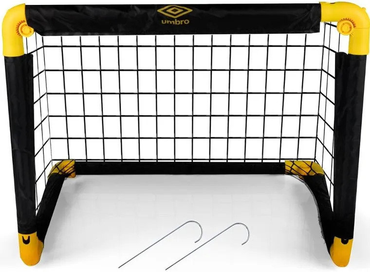 Umbro, bramka mini do piłki nożnej, z siatką, 55-44-44 cm