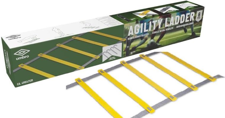 Umbro, drabinka sprawnościowa z regulowaną zapinką, 4 m