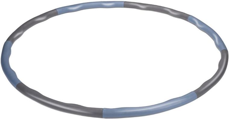 Umbro, hula hop z obciążeniem, 95 cm, neoprenowy niebiesko-szary