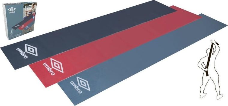 Umbro, zestaw 3 gum do ćwiczeń, stretch band