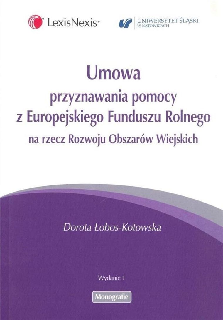 Umowa przyznawania pomocy z Europejskiego Funduszu Rolnego